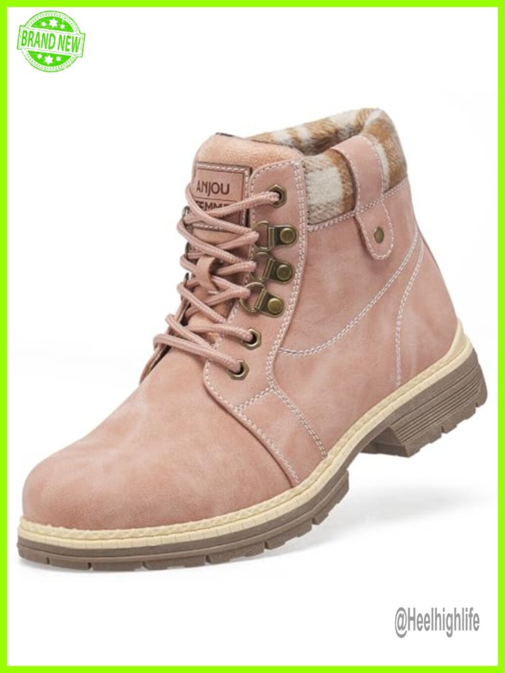 Waterproof Lightweight Ankle Hiking Boots Fur Lined Womens Outdoor